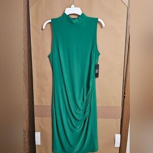 New York & Company Green Midi Dress